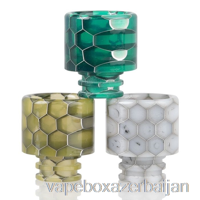 Vape Box Azerbaijan 510 Snakeskin Resin Drip Tip Black